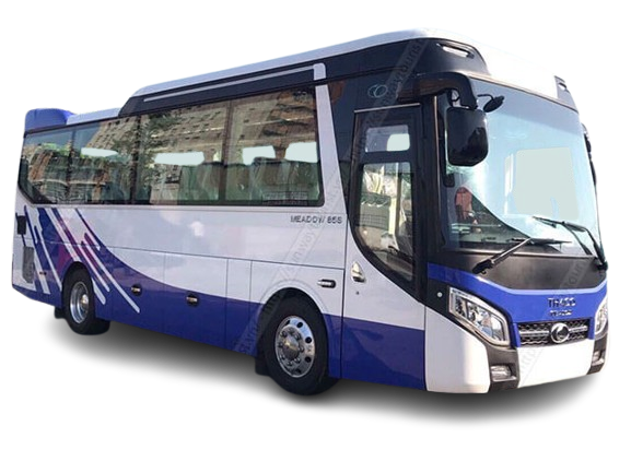 Thuê xe du lịch 35 chỗ Samco Thaco đời mới tại Hà Nội